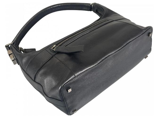 Borsa a mano Gucci in pelle nera e bianca Nero Bianco - vista 3