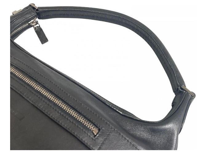 Borsa a mano Gucci in pelle nera e bianca Nero Bianco - vista 4