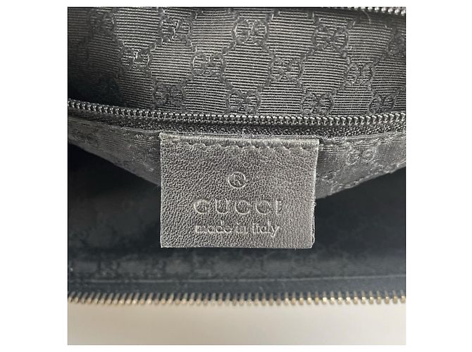 Borsa a mano Gucci in pelle nera e bianca Nero Bianco - vista 6