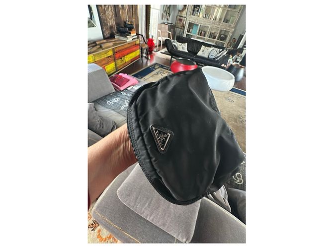 Necessaire Prada in Nylon Nero - vista 10