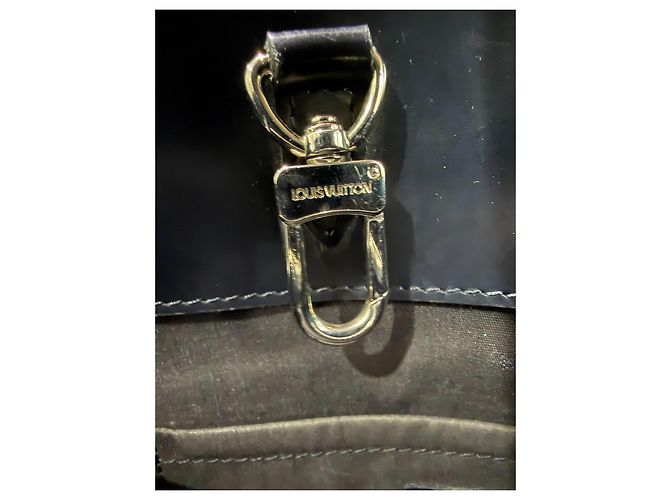 Louis Vuitton Passy PM Borsa a mano in pelle Epi Nera Nero Silver hardware - vista 12