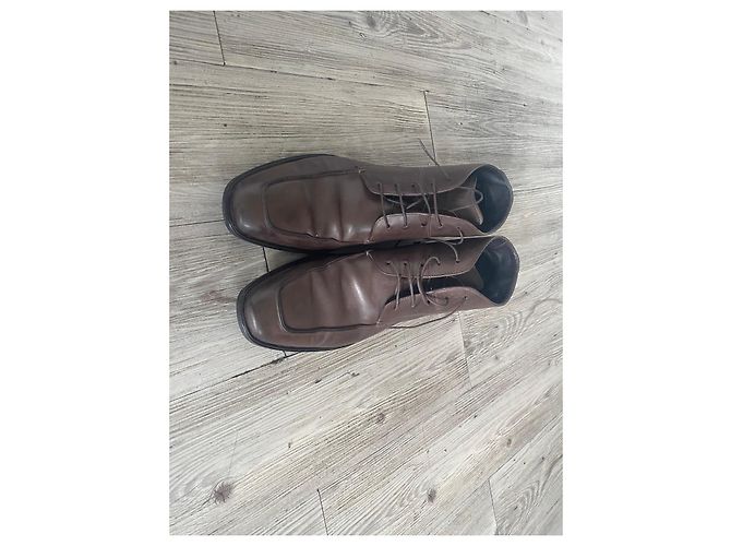 Hugo Boss BOSS Brown Leather Chukka Boots - view 11