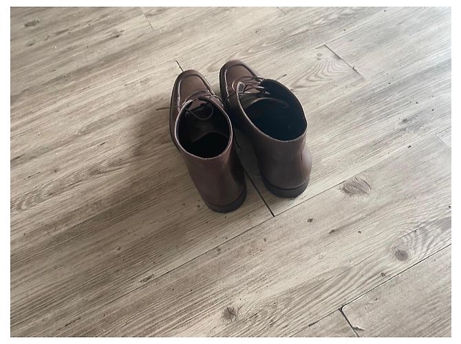 Hugo Boss BOSS Brown Leather Chukka Boots - view 5