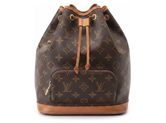 Zaino Louis Vuitton Monogram Montsouris PM Marrone Monogramma - vista 3