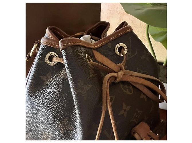 Zaino Louis Vuitton Monogram Montsouris PM Marrone Monogramma - vista 7