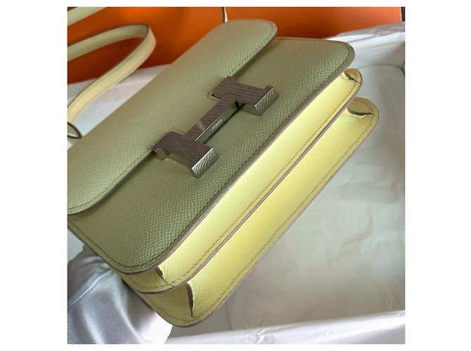 Borsa Hermès Constance 19 Michelle Yellow Giallo - vista 2