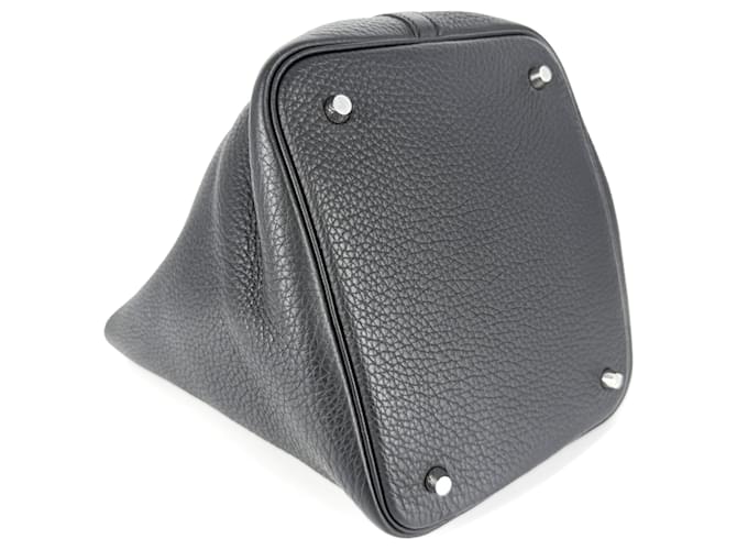 Hermès Borsa Hermes Picotin Lock MM Nero - vista 3