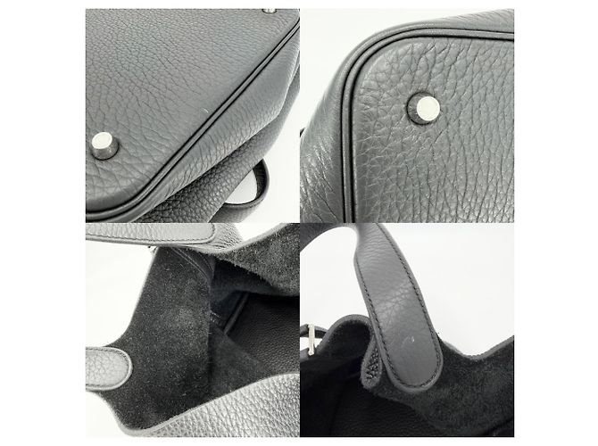 Hermès Borsa Hermes Picotin Lock MM Nero - vista 6