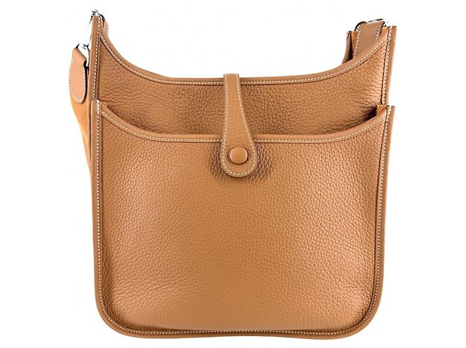 Hermès Borsa a tracolla Hermes Evelyne PM 3 Marrone - vista 2