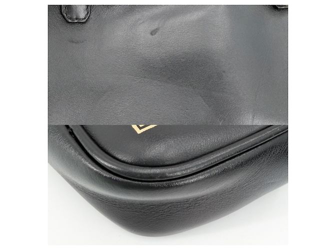 Borsa a tracolla Versace Medusa in pelle nera e oro Nero D'oro - vista 6