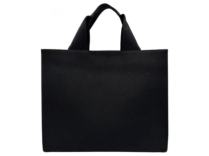 Medusa Versace x Fendi Canvas Tote Bag Schwarz Golden - Ansicht 2