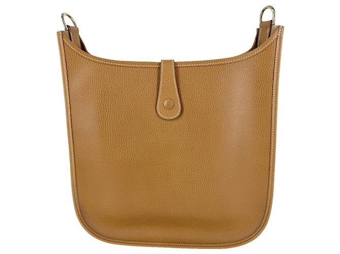 Hermès Borsa a tracolla Hermes Evelyne 1 GM Marrone - vista 2