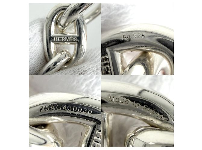Hermès Bracciale con Charms Hermes Chaine d'Ancre MM Silver - vista 3