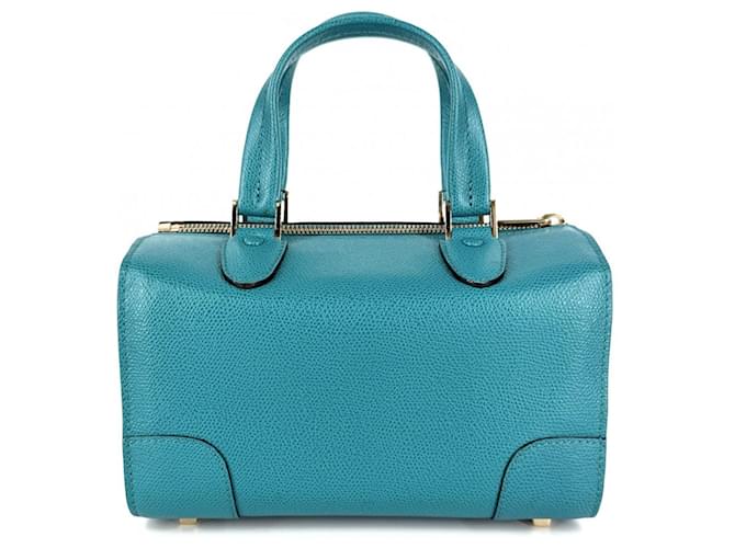 Borsa Valextra Babila Mini Verde - vista 2