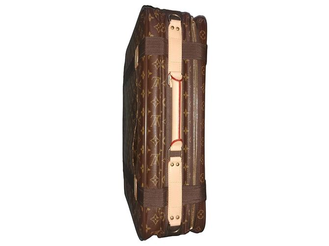 Keepall Valigia Louis Vuitton Satellite 50 Monogram Marrone Monogramma - vista 2