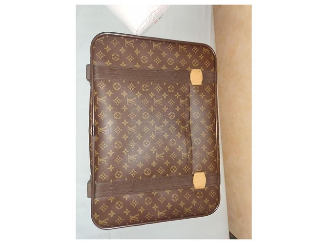 Keepall Valigia Louis Vuitton Satellite 50 Monogram Marrone Monogramma - vista 3