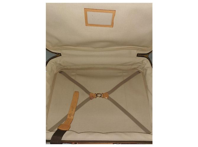 Keepall Valigia Louis Vuitton Satellite 50 Monogram Marrone Monogramma - vista 5