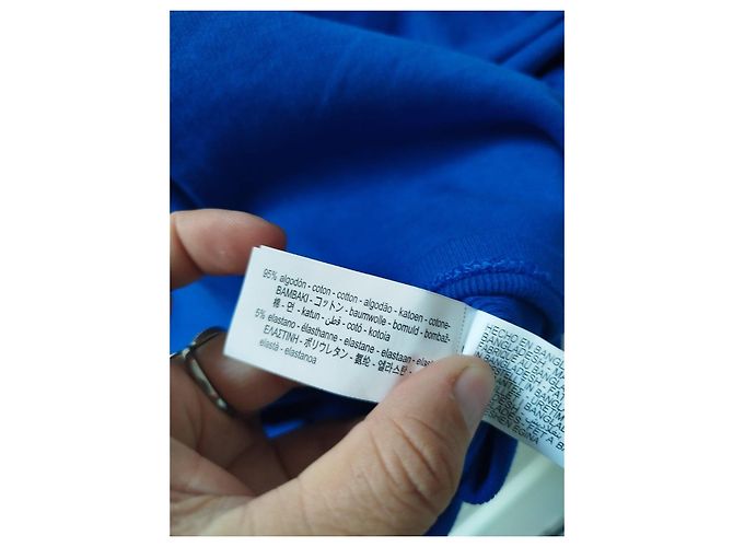 Zara Königsblaues Kleid mit seitlicher Raffung - Größe L - Ansicht 12