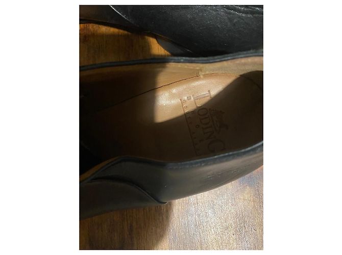 Autre Marque Loding Scarpe Stringate in Pelle Nera Nero - vista 10
