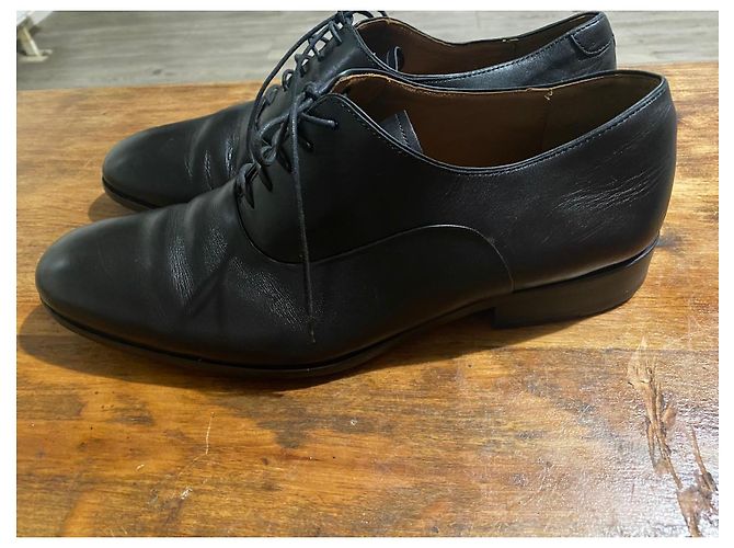 Autre Marque Loding Scarpe Stringate in Pelle Nera Nero - vista 12