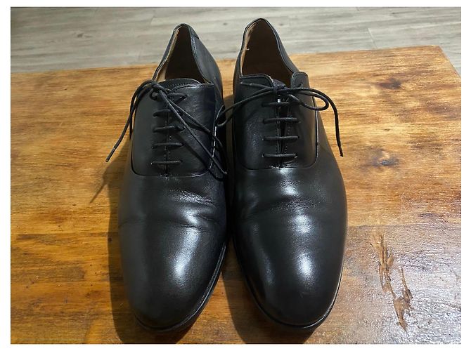 Autre Marque Loding Scarpe Stringate in Pelle Nera Nero - vista 13