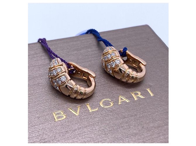 Orecchini Bulgari Serpenti in Oro e Diamanti D'oro - vista 5