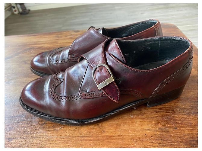 Scarpe Monk Strap Bally in Pelle Marrone - vista 7