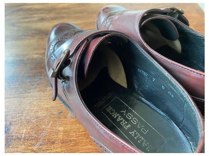 Scarpe Monk Strap Bally in Pelle Marrone - vista 9