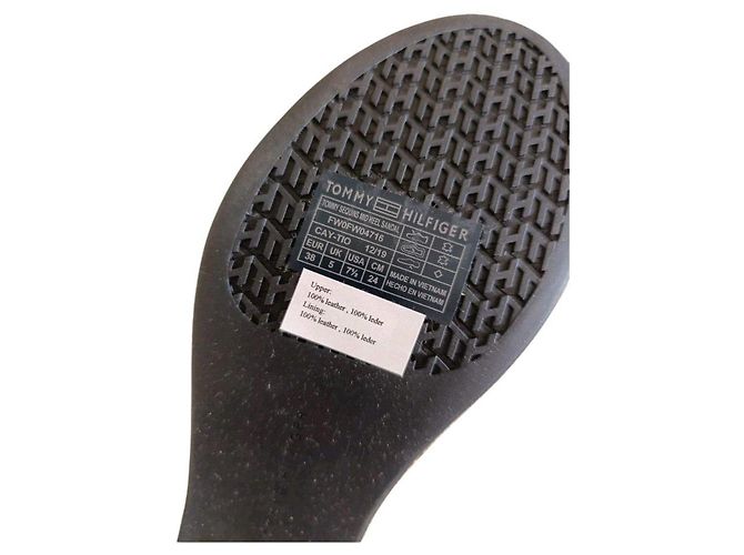 Sandali con zeppa Tommy Hilfiger blu navy - vista 6