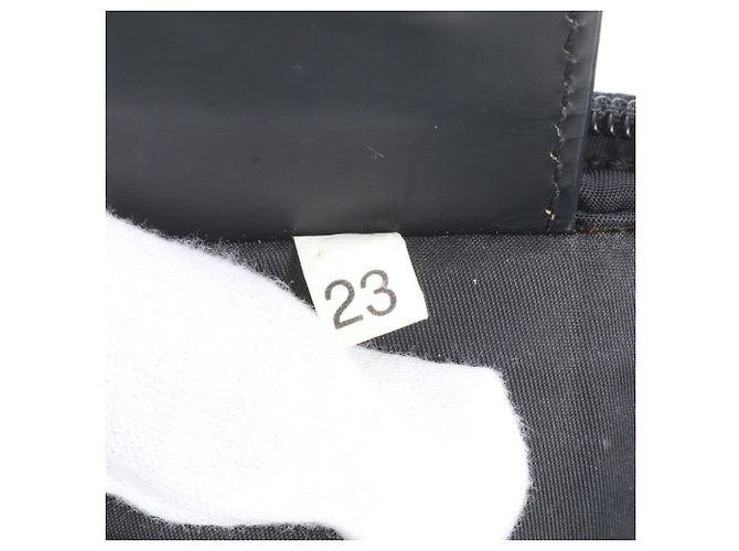 Bolsa de ombro em couro e nylon Tessuto com logo triangular Prada Preto - vista 10