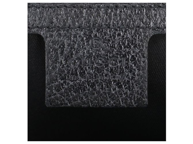 Borsa Mini Boston Gucci GG Canvas Nero - vista 8