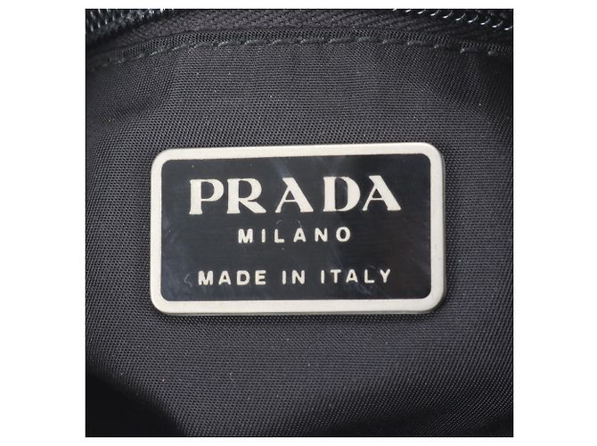 Borsa a tracolla Prada in nylon Tessuto Nero - vista 10