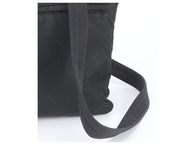Borsa a tracolla Prada in nylon Tessuto Nero - vista 2