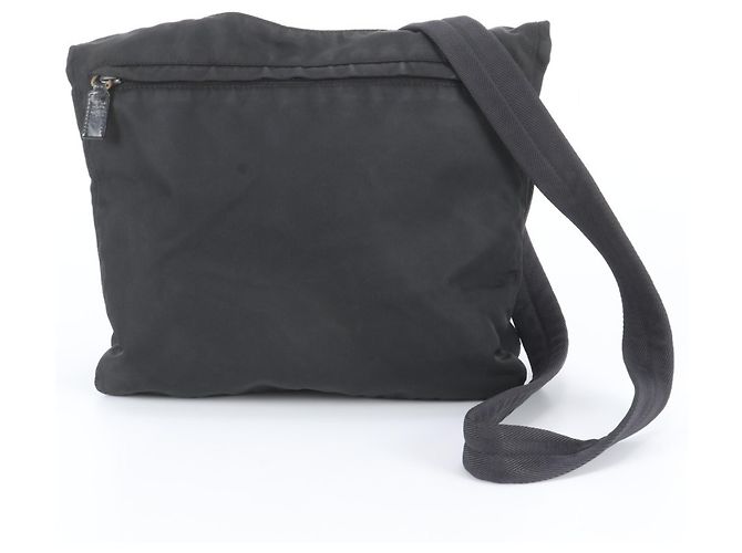 Borsa a tracolla Prada in nylon Tessuto Nero - vista 3