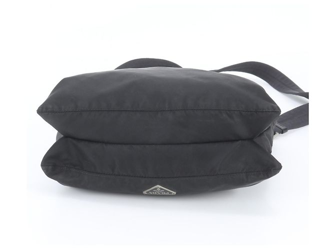 Borsa a tracolla Prada in nylon Tessuto Nero - vista 6