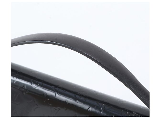 Bolso de mano Louis Vuitton Monogram Mini Glacé Anouchka MM Negro - vista 2