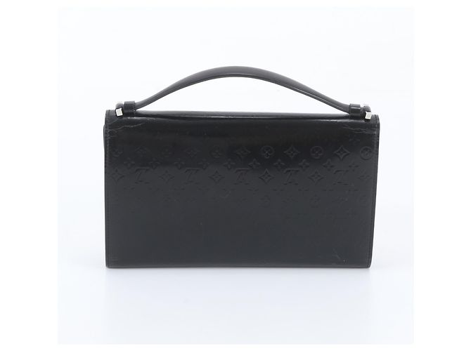 Bolso de mano Louis Vuitton Monogram Mini Glacé Anouchka MM Negro - vista 3