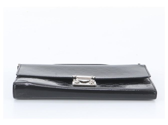 Bolso de mano Louis Vuitton Monogram Mini Glacé Anouchka MM Negro - vista 6