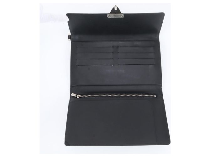Bolso de mano Louis Vuitton Monogram Mini Glacé Anouchka MM Negro - vista 7