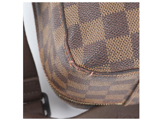 Louis Vuitton Damier Dorsoduro Leather Shoulder Bag Brown - view 11