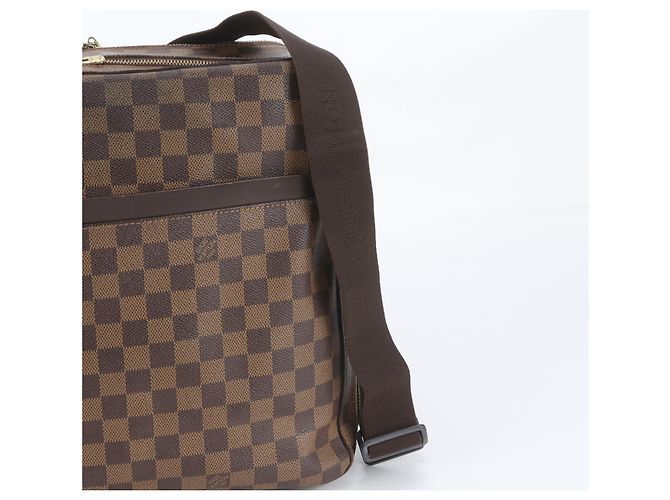 Louis Vuitton Damier Dorsoduro Leather Shoulder Bag Brown - view 2