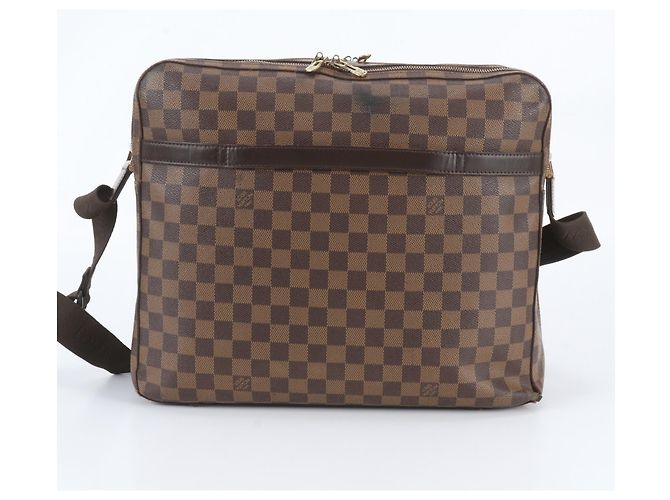 Louis Vuitton Damier Dorsoduro Leather Shoulder Bag Brown - view 3
