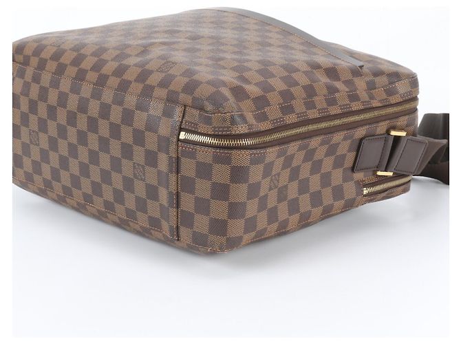 Louis Vuitton Damier Dorsoduro Leather Shoulder Bag Brown - view 4