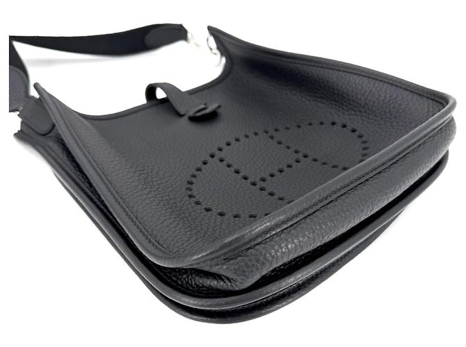 Hermès Borsa a tracolla Hermes Evelyne 23 Nero - vista 3