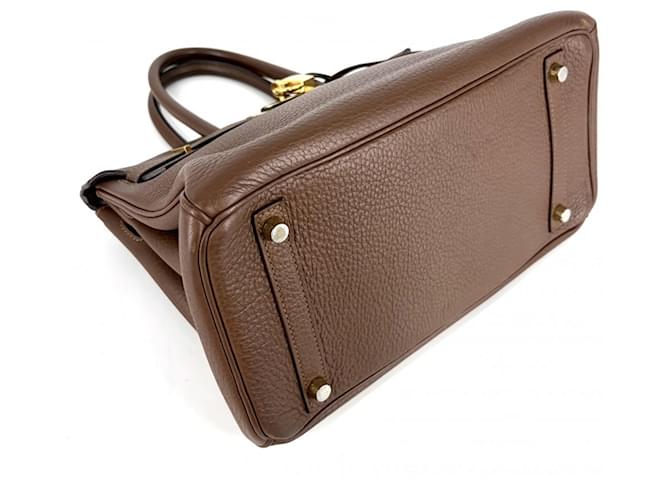 Hermès Borsa a mano Hermes Birkin 30 Marrone - vista 3