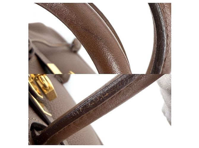 Hermès Borsa a mano Hermes Birkin 30 Marrone - vista 6