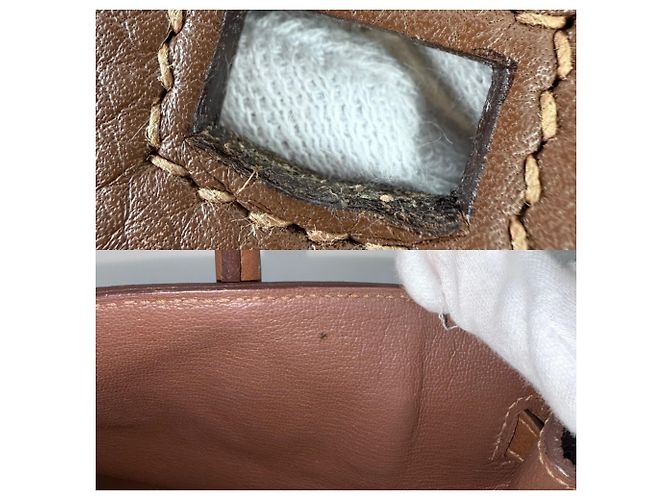 Hermès Borsa a mano Hermes Birkin 30 Marrone - vista 9