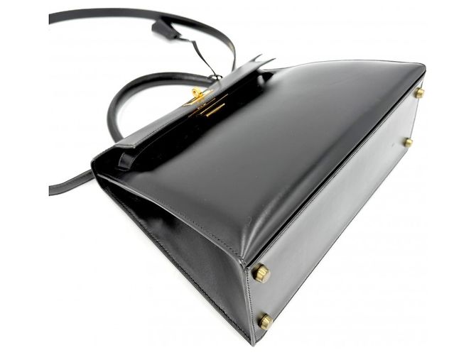 Hermès Borsa a tracolla Hermes Kelly 28 in pelle nera Nero - vista 3