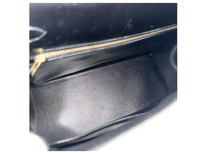 Hermès Borsa a tracolla Hermes Kelly 28 in pelle nera Nero - vista 4