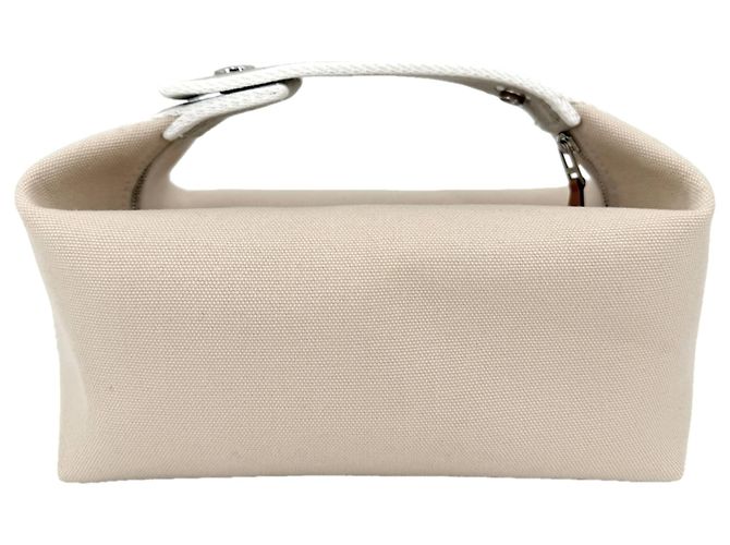Hermès Borsa Hermes Bride à Black PM Bianco Beige - vista 2